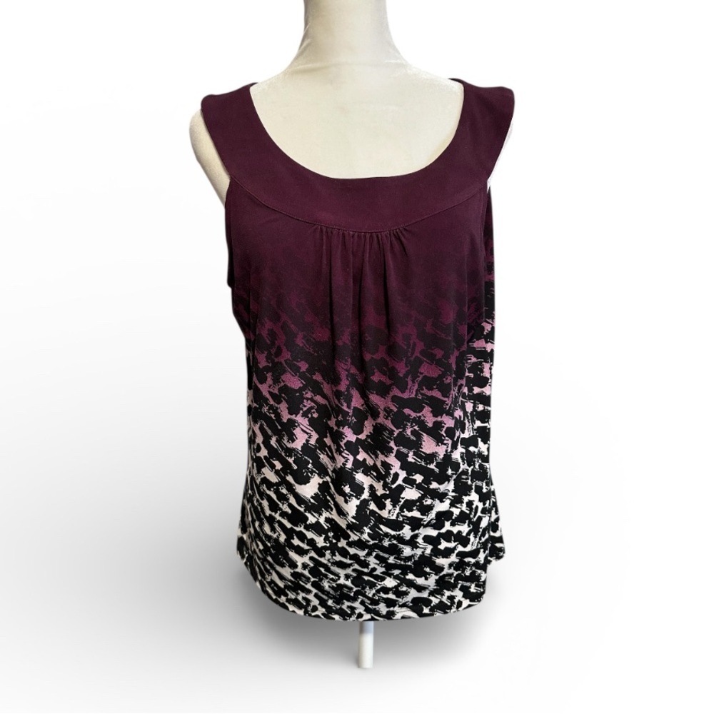 Calvin Klein Stretch Top Size S leopard print